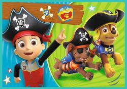 Trefl PUZZLE 4v1 Šťastný den Tlapková patrola 29x21cm 71 dílků skládačka