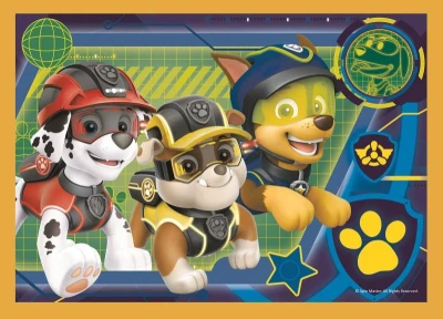 Trefl PUZZLE 4v1 Tlapková Patrola Prázdniny 29x21cm 207 dílků skládačka