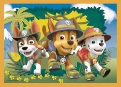 Trefl PUZZLE 4v1 Tlapková Patrola Prázdniny 29x21cm 207 dílků skládačka