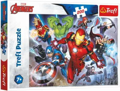 Trefl PUZZLE Disney Avengers skládačka 48x34cm 200 dílků v krabici