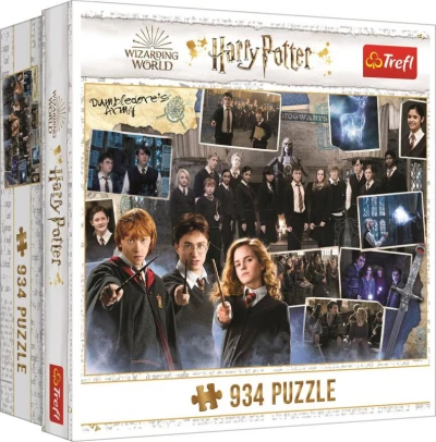 Trefl PUZZLE Harry Potter Brumbálova armáda 68x48cm skládačka 934 dílků Trefl PUZZLE Harry Potter Brumbálova armáda 68x48cm skládačka 934 dílků