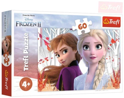 Trefl Puzzle Kouzelný svet Anny a Elsy Frozen 2 (Ľadové kráľovstvo) 33x22cm 60 dielikov Trefl Puzzle Kouzelný svet Anny a Elsy Frozen 2 (Ľadové kráľovstvo) 33x22cm 60 dielikov