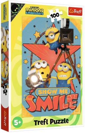 Trefl PUZZLE Mimoni a příšery 28x41cm 100 dílků skládačka