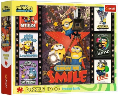 Trefl PUZZLE Mimoni a příšery The Minions 3 68x48cm 1000 dílků skládačka
