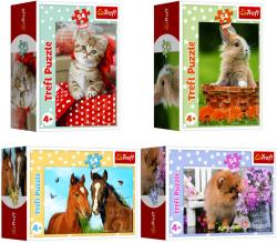 Trefl PUZZLE Mini Zvířátka mláďata 20x13cm 54 dílků skládačka 4 druhy