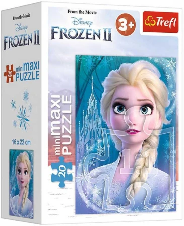 Trefl TR PUZZLE MiniMaxi Frozen 2 (Ledové Království) 16x22cm 20 dílků 4 druhy