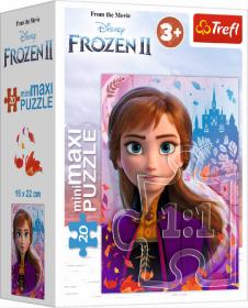 Trefl TR PUZZLE MiniMaxi Frozen 2 (Ledové Království) 16x22cm 20 dílků 4 druhy