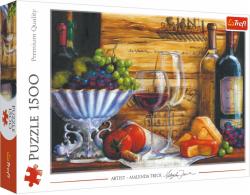 Trefl PUZZLE Obraz Na vinici 85x58cm skládačka 1500 dílků Trefl PUZZLE Obraz Na vinici 85x58cm skládačka 1500 dílků
