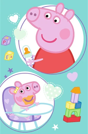 Trefl PUZZLE Plus Kids Peppa Pig 27x20cm 30 dílků s plakátem