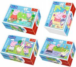 Trefl PUZZLE Prasátko Peppa Pig U rybníka mini 20x13cm 54 dílků 4 druhy