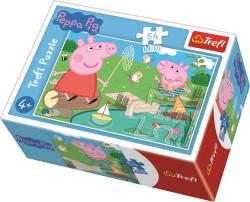 Trefl PUZZLE Prasátko Peppa Pig U rybníka mini 20x13cm 54 dílků 4 druhy