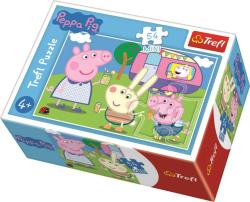 Trefl PUZZLE Prasátko Peppa Pig U rybníka mini 20x13cm 54 dílků 4 druhy