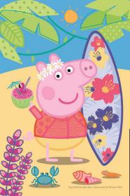 Trefl PUZZLE Prasátko Peppa Pig U rybníka mini 20x13cm 54 dílků 4 druhy