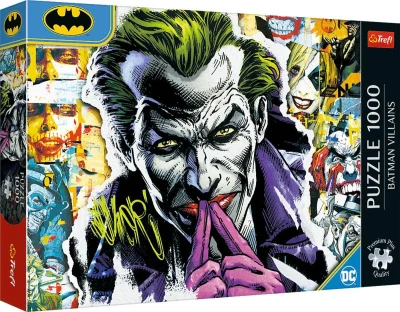 Trefl PUZZLE PREMIUM Batman Villains: Joker 68x48cm 1000 dielikov Trefl PUZZLE PREMIUM Batman Villains: Joker 68x48cm 1000 dielikov