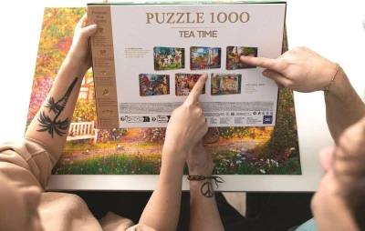 Trefl PUZZLE PREMIUM Čas na čaj Pohled na Londýn 69x48cm 1000 dílků