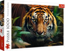 Trefl PUZZLE PREMIUM Divoký tygr 68x48cm skládačka 1000 dílků Trefl PUZZLE PREMIUM Divoký tygr 68x48cm skládačka 1000 dílků