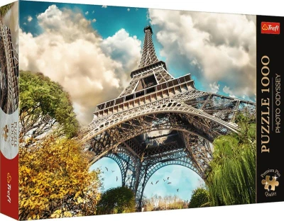 Trefl PUZZLE PREMIUM Photo Odyssey Eiffelova věž 68x48cm 1000 dílků