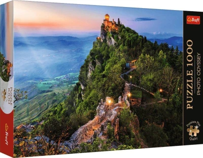 Trefl PUZZLE PREMIUM Photo Odyssey La Cesta San Marino 68x48cm 1000 dílků Trefl PUZZLE PREMIUM Photo Odyssey La Cesta San Marino 68x48cm 1000 dílků