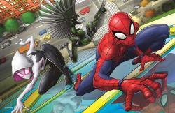Trefl PUZZLE Spiderman Proti padouchům mini 20x13cm 54 dílků 4 druhy