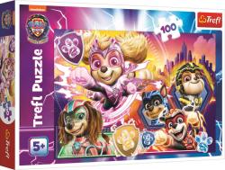 Trefl PUZZLE Tlapková patrola Mocní psí hrdinové 41x28cm skládačka 100 dílků Trefl PUZZLE Tlapková patrola Mocní psí hrdinové 41x28cm skládačka 100 dílků