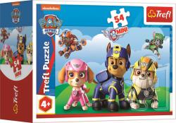 Trefl PUZZLE Tlapková Patrola Společná dobrodružství mini 20x13cm 54 dílků 4 druhy