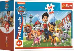 Trefl PUZZLE Tlapková Patrola Společná dobrodružství mini 20x13cm 54 dílků 4 druhy