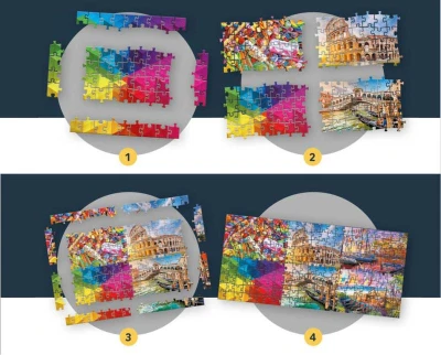 Trefl PUZZLE UFT Prémiové Výhled na plachetnice 68x48cm 1000 dílků skládačka