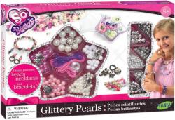 Třpytivé perly kreativní set na výrobu náramků dětská bižuterie