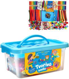 Tvořivá dětská sada Created velký kreativní box 1000 dílků +