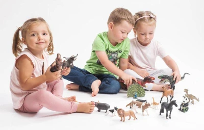 Tyranosaurus Rex 26cm pravěký ještěr Zooted dinosaurus plast v sáčku