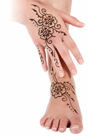 TyToo Henna Hand + Foot tetování kreativní set malování na tělo