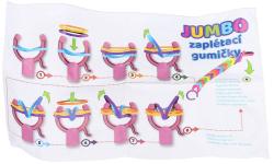 UDĚLEJ SI NÁRAMEK Gumičky Jumbo barevné kreativní set 70ks s doplňky