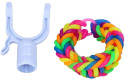 UDĚLEJ SI NÁRAMEK Gumičky Jumbo barevné kreativní set 70ks s doplňky