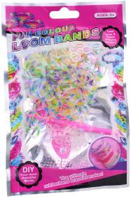 UDĚLEJ SI NÁRAMEK Gumičky LOOM BANDS 150ks neonové žíhané v sáčku UDĚLEJ SI NÁRAMEK Gumičky LOOM BANDS 150ks neonové žíhané v sáčku