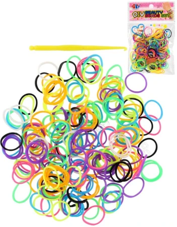 UDĚLEJ SI NÁRAMEK Gumičky LOOM BANDS 200ks mix barev II. UDĚLEJ SI NÁRAMEK Gumičky LOOM BANDS 200ks mix barev II.