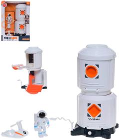 Vesmírná výzkumná stanice set s kosmonautem na baterie Světlo Zvuk Vesmírná výzkumná stanice set s kosmonautem na baterie Světlo Zvuk