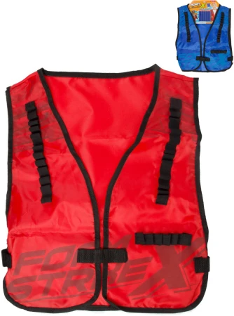 Vesta dětská taktická + soft pěnové náboje do pistole 6ks 2 barvy