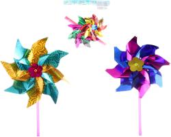 Větrník klasický lesklý barevný plastová tyčka set 2ks v sáčku