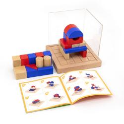 Viga Dřevěná hra Stavební bloky 3D Viga Dřevěná hra Stavební bloky 3D