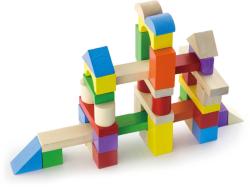 Viga DŘEVO Baby stavebnice kostky 100ks v kyblíku (dřevěná hračka)