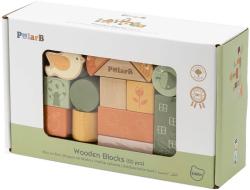 Viga DŘEVO PolarB baby stavebnice kostky 50ks (dřevěná hračka)