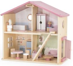 Viga DŘEVO PolarB Domeček pro panenky set s doplňky 16ks