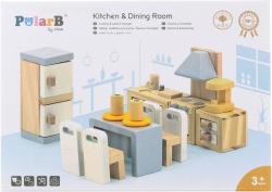 Viga DŘEVO PolarB Nábytek kuchyň a jídelna doplněk do domečku pro panenky