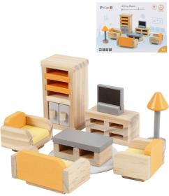 Viga DŘEVO PolarB Nábytek obývací pokoj doplněk do domečku pro panenky