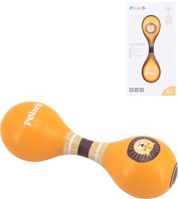 Viga DŘEVO PolarB Rumbakoule baby dvojitá lev (dřevěná hračka)