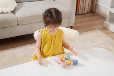 Viga DŘEVO PolarB Rumbakoule baby dvojitá liška (dřevěná hračka)