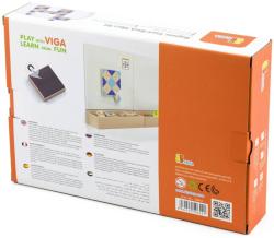Viga DŘEVO Tangramy magnetické tvary 40 dílků puzzle skládačka