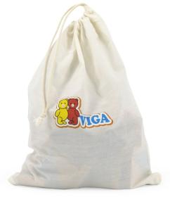 Viga DŘEVO Tangramy magnetické tvary 40 dílků puzzle skládačka