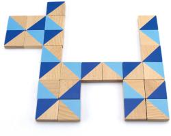 Viga DŘEVO Tangramy magnetické tvary 40 dílků puzzle skládačka