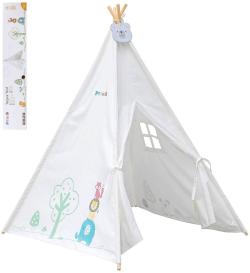 Viga PolarB Stan dětský 122x150x122cm indiánské teepee s oknem dřevo/plátno Viga PolarB Stan dětský 122x150x122cm indiánské teepee s oknem dřevo/plátno